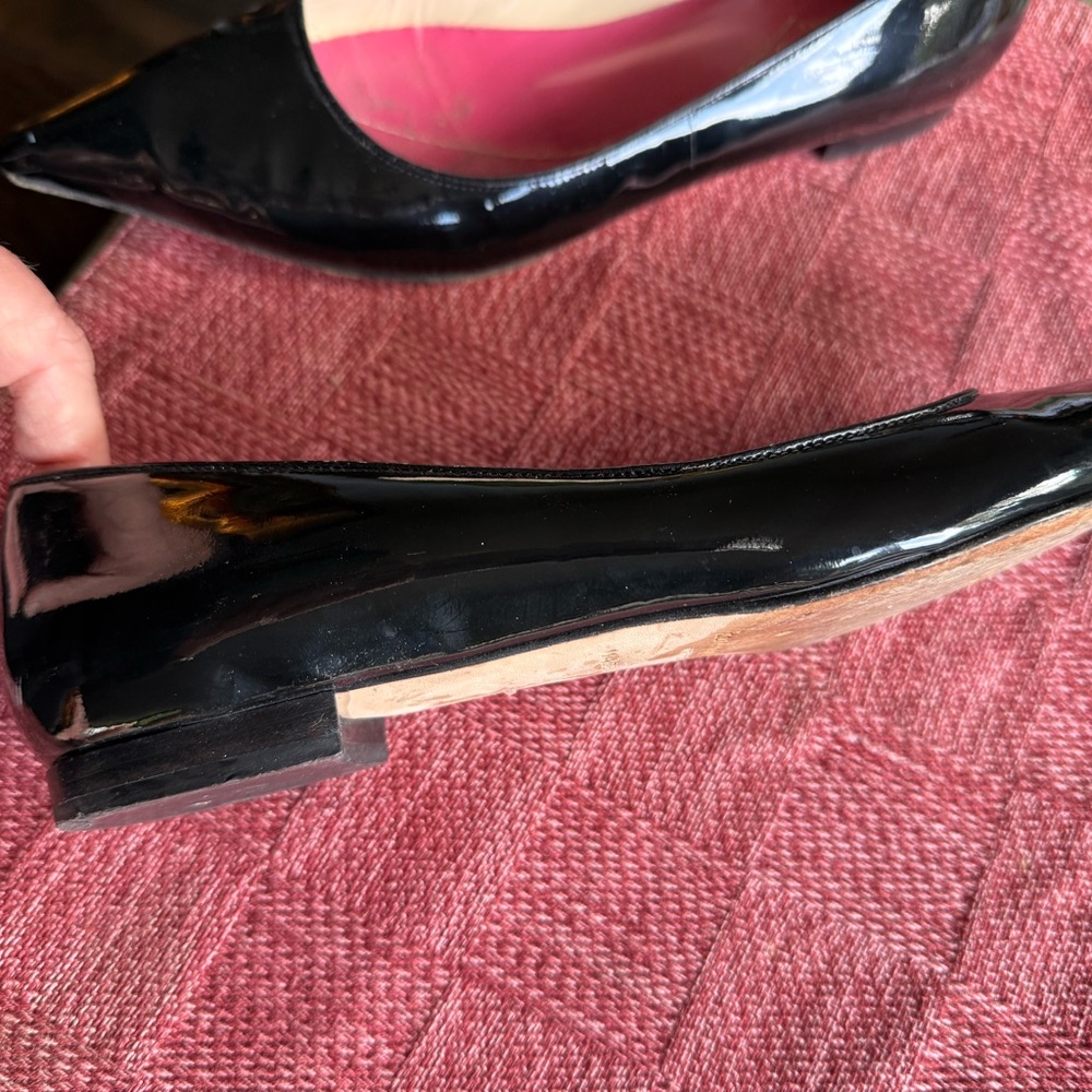 Kate Spade Black Patent Leather Heels - Picture 5 of 6